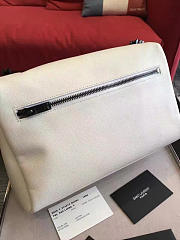 YSL Medium West Hollywood Bag White 4840 - 5