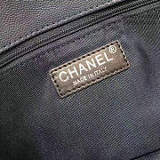 Chanel Calfskin Chevron Flap Bag Blue A93774 VS06701 - 6