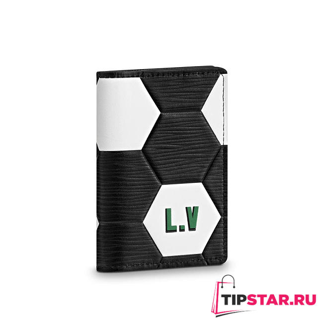 LV card pack black wallet m63296 - 1