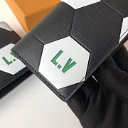 LV card pack black wallet m63296 - 4
