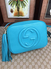 GUCCI Soho Disco Leather Bag Z2374 - 6