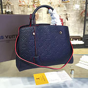 LV montaigne mm marine rouge 3319 - 1