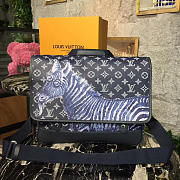 LV pochette voyage monogram eclipse canvas zebra 3749 - 1