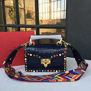 Valentino Guitar Rockstud Rolling Cross Body Bag 4593 - 1