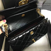 Chanel Oil Wax Leather Perfect Edge Bag Gold Black A14041 VS06794 - 6