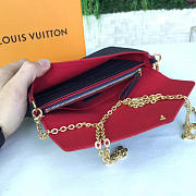  louis vuitton pochette CohotBag  felicie marine rouge 3262 - 6