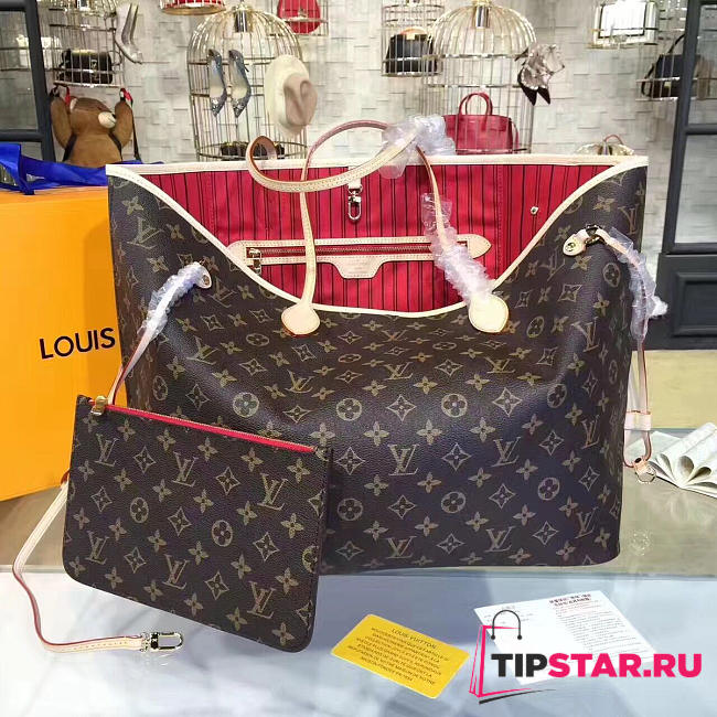 LV Neverfull GM cherry 3607 40cm - 1