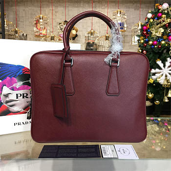 Prada leather briefcase 4208
