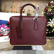 Prada leather briefcase 4208 - 2