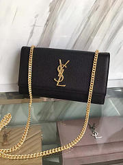 YSL Monogram Kate Grain De Poudre Embossed Leather 4742 - 1