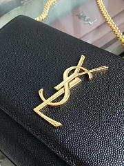 YSL Monogram Kate Grain De Poudre Embossed Leather 4742 - 4