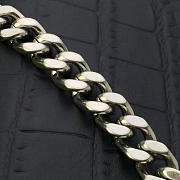 YSL Monogram Kate Crocodile Embossed Shiny Leather 4752 - 2