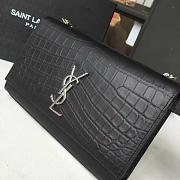 YSL Monogram Kate Crocodile Embossed Shiny Leather 4752 - 3