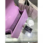 Chanel Quilted Lambskin Medium Boy Bag Violet A67086 VS02341 - 5