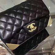 Chanel Calfskin Small Flap Bag Black A98256 VS05001 - 2