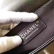 Chanel Multicolor Chevron Quilted Medium Boy Bag Black A67086 VS08027 - 3