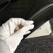 chanel grained calfskin gold-tone metal backpack black a93749 vs08053 - 4