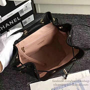 chanel grained calfskin gold-tone metal backpack black a93749 vs08053 - 5