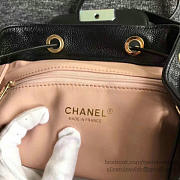 chanel grained calfskin gold-tone metal backpack black a93749 vs08053 - 6
