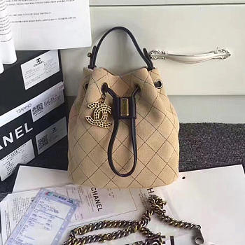 Chanel Calf Leather Mini Bucket Bag 170304 VS05087