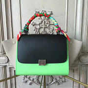 Celine trapeze leather handbag z1227 - 2