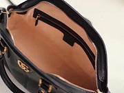 GUCCI Re(Belle) Suede Medium Top Handbag (Black) ‎516459 - 6