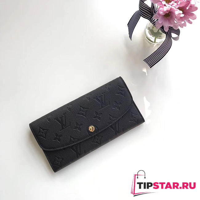  louis vuitton emilie wallet noir 3400 - 1