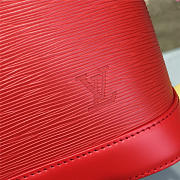 LV alma pm stripe epi leather m41154 - 3