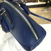 Louis Vuitton M40855 Alma BB Indigo Blue Epi Leather Size 23.5 x 17.5 x 11.5 cm - 4