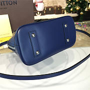 Louis Vuitton M40855 Alma BB Indigo Blue Epi Leather Size 23.5 x 17.5 x 11.5 cm - 3