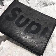 louis vuitton supreme CohotBag pochette jour clutch m64574  black - 5