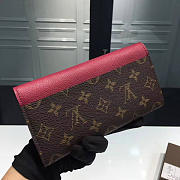 LV monogram vunes wallet purplish red - 4