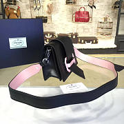 Prada plex ribbon bag black and pink 4249 - 3
