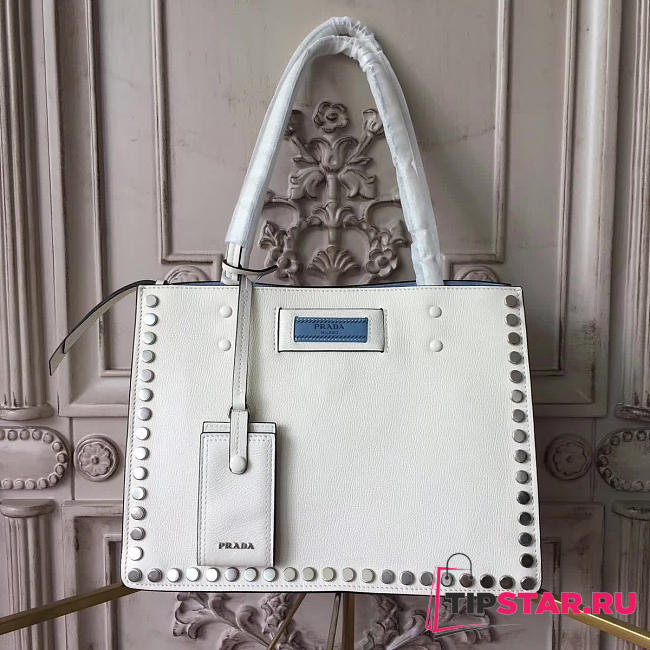 PRADA Etiquette Bag White 4310 - 1