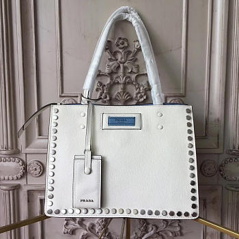 PRADA Etiquette Bag White 4310
