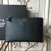 PRADA Leather Clutch Bag 4315 - 1