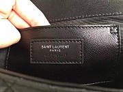 YSL Envelop Satchel Black And White 4814 - 4