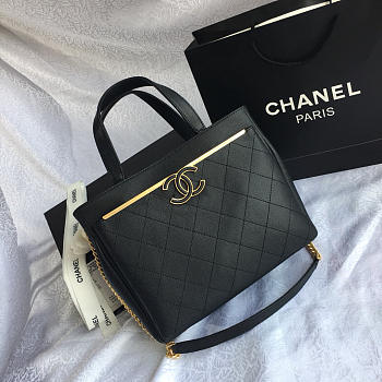 CHANEL Small Shopping Bag (Black) 57563