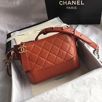 Chanel's Gabrielle Small Hobo Bag (Orange)