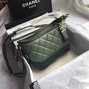 Chanel's Gabrielle Small Hobo Bag (Green)  - 1