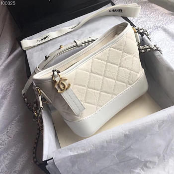 Chanel's Gabrielle Small Hobo Bag (White) 