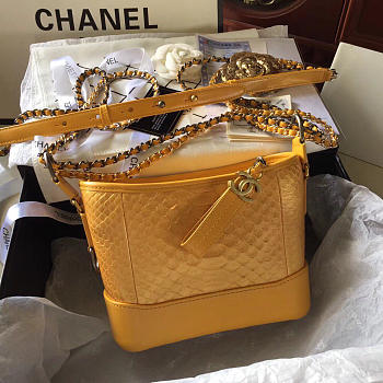 Chanel's Gabrielle Hobo Bag (Yellow) Small/Large