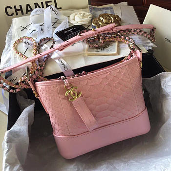 Chanel's Gabrielle Hobo Bag (Pink) Small/Large 