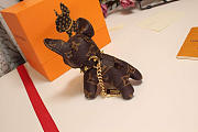 Louis Vuitton French Dog Pendant Key Ring Decoration - 2