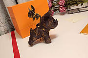 Louis Vuitton French Dog Pendant Key Ring Decoration - 6