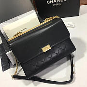Chanel Original Single Double C Flip Bag Black Large - 6