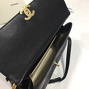 Chanel Original Single Double C Flip Bag Black Large - 5