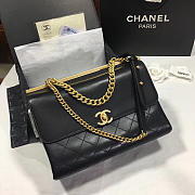 Chanel Original Single Double C Flip Bag Black Large - 2