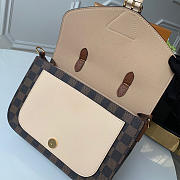 LV original single handbag crossbody handbag fusion apricot - 2