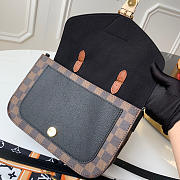 LV original single handbag crossbody handbag fusion black - 5